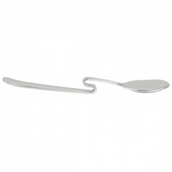 Cuillère coudée en inox