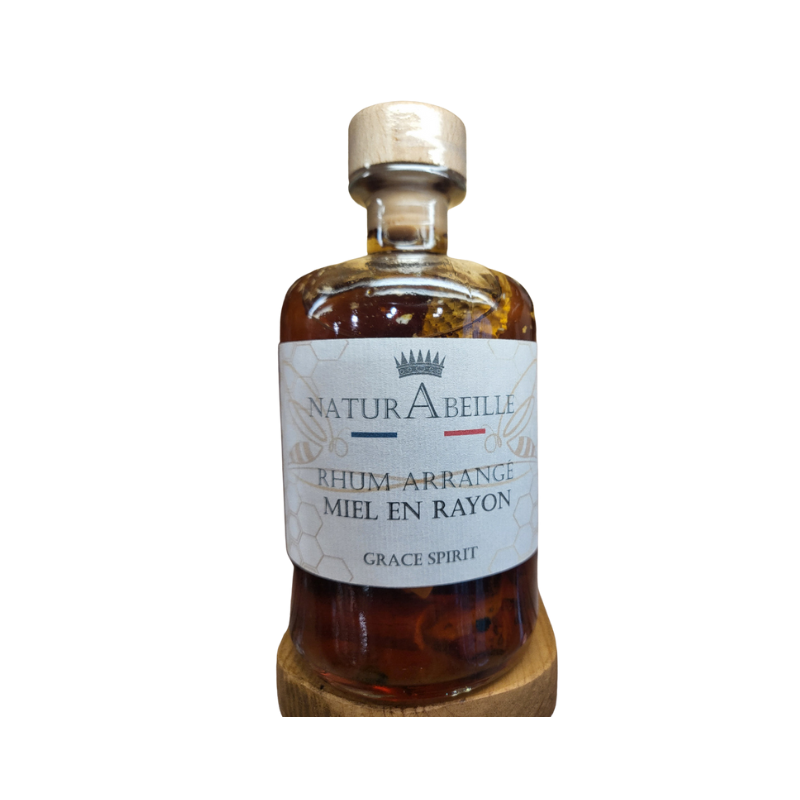 Rhum arrangé miel en rayon
