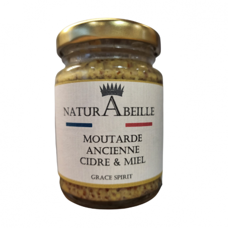 Moutarde Ancienne Cidre & Miel chez naturabeille