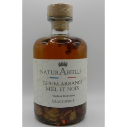 Rhum arrangé miel et noix